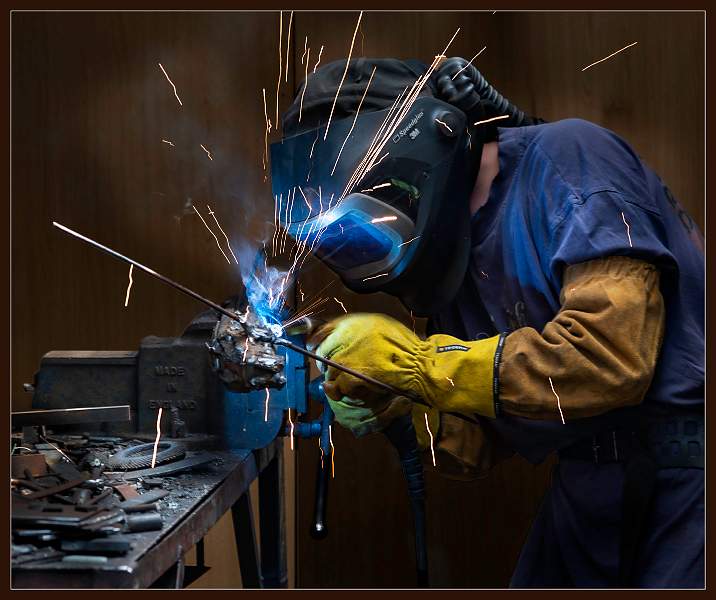 Welding the Steel Bars_Matthew Clarke.jpg - Welding the Steel Bars