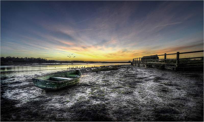 Green Boat Sun Rise-Malcolm Bumstead-Open.jpg