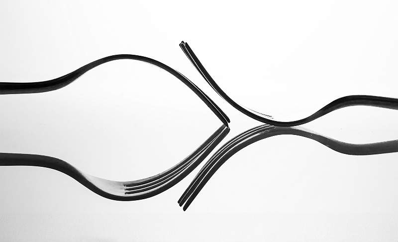 Petere Smith_A Pair of Forks_Set.jpg - A Pair of Forks