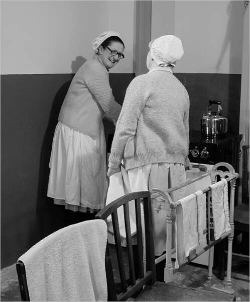 BELOW STAIRS CHAT by David Ryland.jpg