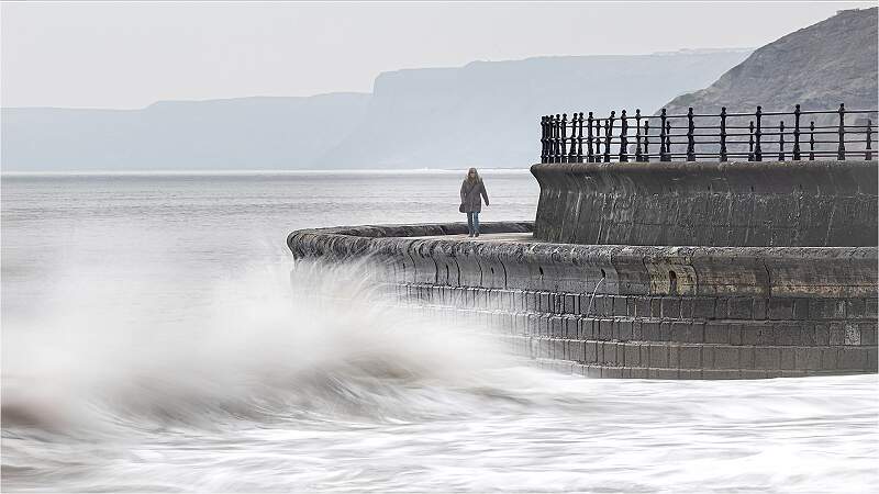 Waves crashing at Scarborough_Roger Hance_Set.jpg - 2026 - 5th Print Comp - Set - Motion