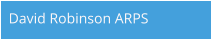David Robinson ARPS