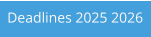 Deadlines 2025 2026