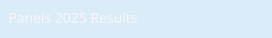 Panels 2025 Results